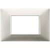 Vimar Placca 3M nichel opaco Vimar Plana 14653.21
