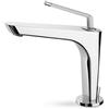Newform - O'rama gruppo lavabo con scarico Cromo con maniglia Matt Black - 68410