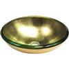 HYDRE BY STON Hydre - Lavabo tondo cristallo oro
