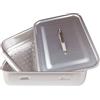 PENTOLE AGNELLI Vaporiera rettangolare con coperchio cm 40x28x16h alluminio 3mm