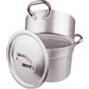 PENTOLE AGNELLI Pentola cuociverdura e couscous + coperchio Ø cm 32x21h+15 3mm