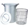 PENTOLE AGNELLI Asparagera o zamponiera 16litri h24cm con cestello e coperchio