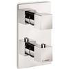 Newform - Ergo Q miscelatore termostatico a due uscite completo di parte incasso 67648 + 31061