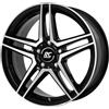 Cerchi in lega Rc Design RCD17 6.5x17 Schwarz Glanz Voll-Poliert (SGVP)