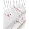 Erbesi Completo Lenzuola 3pz Erbesi Tato Rosa