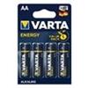 Varta PILE LR6 AA STILO BLISTER 4PZ BATTERIE ALCALINE VARTA ENERGY MN1500