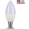 V-TAC LAMP. LED E14 4,5W BIANCO FREDDO A CANDELA CHIP SAMSUNG VT-255-LED260