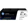 HP Confezione da 2 cartucce toner nero originale ad alta capacità LaserJet HP 201X