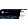 HP Cartuccia toner giallo originale LaserJet HP 203A