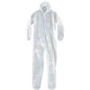 Giemmeci Tuta monouso con cappuccio - Tuta idrorepellente per liquidi e batteri, taglia L, 1 pezzo