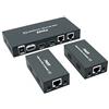 PWAY PW-HTS0102IR(POC) 1X2 Splitter HDMI Extender Over Cat6 Ethernet Cavo con Senza Ritardo Telecomando a 60m/196ft 1080P IR Controllo(20-60Hz) （1 in 2 out）