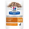 Hill's Prescription Diet K/D Kidney Care con pollo cibo umido per gatti (bustine) 1 scatola (12 x 85 g)