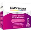 Multicentrum Corpo & Mente Boost Magnesio Integratore 30 Bustine Orosolubili