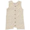 People Wear Organic Pagliaccetto baby in cotone bio - col. righe giallo