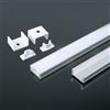 VTAC V-Tac VT-8113 Profilo in Alluminio per Strisce LED 2MT. - SKU 3355 (4 Pezzi)