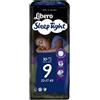 ESSITY ITALY SpA Libero SleepTight 9 - Confezione da 10 Pannolini a Mutandina per Bambini 22-37kg - Night Pants Super Assorbenti