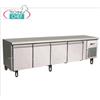 Forcar- Tavolo Frigo Refrigerato 4 porte, Temp.-2 +8C, lt.170, Ventilato, Mod.G-UGN4100TN