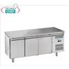 Forcold - Tavolo Frigo Refrigerato, Temp. -2 +8C, 3 Porte, con Monoblocco, Sistema plug-in, Classe D, Mod.M-GN3100TN-FC