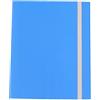 CART. GARDA CARTELLINA 3 LEMBI C/ELASTICO FIBRONE 27X37CM azzurro 75 CDG (Conf.5)