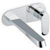 Newform - Nio miscelatore a parete per lavabo 68931E + 27853
