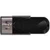 PNY Chiavetta Attache 4 FD16GATT4-EF Standard, Memoria Portatile USB 2.0, 16 GB, Nero