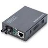 DIGITUS Professional Media Converter, Fast Ethernet, da RJ45 a ST, Multimode, fino a 2 km, RJ45/ST - 1310nm - 100 Mbit, Multimode