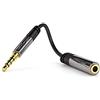 KabelDirekt - Adattatore cuffie (3,5 mm Jack Maschio e 3,5 mm Jack Femmina, come prolunga headset)