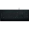 Logitech K280E Pro Tastiera Business Cablata, Layout Scandinavo, Nero