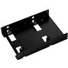 SilverStone SST-SDP08B-E - adattatore 3.5 a 3x 2.5 SSD/HDD Hard Drive Holder, nero