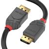 Lindy 36481 cavo DisplayPort 1 m Nero, Grigio