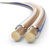 PureLink SP010-020 Cavo per diffusori 2x2,5 mm² (filo 99,9% OFC rame pieno 0,10 mm) Cavo per diffusori HiFi, 20 m, trasparente