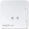 devolo Adattatore WLAN Powerline, mini adattatore di estensione WiFi Magic 1 - fino a 1.200 Mbit/s, amplificatore WLAN mesh, 1x connessione LAN, dLAN 2.0, bianco