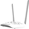 TP-Link Punto di accesso WLAN TL-WA801N 300 Mbps su 2,4 GHz (client, Bridget, ripetitore Universal/WDFS), Ethernet 1x10/100 Mbps, WPS, due antenne fisse) bianco