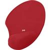 T'nB TSED100RD-ERGO DESIGN-Mouse pad con poggiapolsi in gel- Rosso