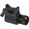 ABUS Porta lucchetti Ugh 02 - per Un Trasporto Sicuro sul Portapacchi - Porta lucchetti per Bici in 3 Parti, Nero
