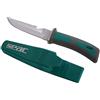 SEAC Bat, Coltello Subacqueo per Immersioni con Impugnatura di Sicurezza, Acciaio Inox, Verde, 11.5 cm