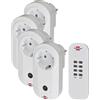Brennenstuhl, Comfort-Line, Set radiocomando a distanza 4x IP20