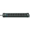 Brennenstuhl BS-1951180100-Base Tomas mult. Prem.3m8T Negro