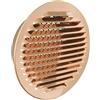 La Ventilazione GTRP150R Griglia Tonda da Incasso, Rame, 175 mm