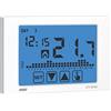 VEMER VE451100 CHRONOS - Cronotermostato Digitale Programmabile a Batterie, Termostato per Caldaia con Display Touch Screen, Bianco