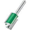 Trend Fresa dritta 2 taglienti 1/4 18x25 mm carburo | Fresa dritta in carburo di tungsteno con 2 lame per scanalature pulite, gambo 1/4, 18x25 mm, C028AX1/4TC