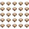 Emuca 9160008 Pomolo per mobile, Ø32mm, Zama, Bronzato, Set di 25