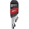 KS Tools 503.4605 Serie di Chiavi a Cricco Combinate Gearplus, Reversibili, 5 Pezzi, 8-19 mm