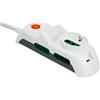 Vimar FP00515.C.B Presa multipla con 2 USB e interruttore luminoso, 2 Biprese Sicury, 1 presa universale