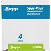 Kopp Europa 617601056 - Interruttori professionali universali a 2 vie (confezione da 4)