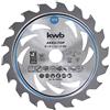kwb 581854 Lama circolare a risparmio energetico Easy Cut, Ø 130 x 16 mm taglio sottile con dente speciale alternato 18 denti Z18, AKKU-TOP taglio sottile, 130 x 16