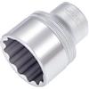 Hazet 900Z-32 Inserto Chiave a Bussola Doppio Esagono, Argento, Attacco Quadro, Cavo, 12.5 mm 1/2 di Pollice