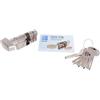 TESA T75B3535N Cilindro europeo T70, 35 x 35 mm, nichelato, per serrature a profilo europeo