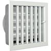 La Ventilazione GCSIB1818140 Griglia Incasso per Camini, Alluminio Verniciato Bianco, 180 x 180 mm