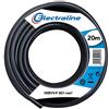 Electraline, 11705, H05VV-F 3G1.0 mm2, Cavo per Prolunghe, Lunghezza 20 m, Nero